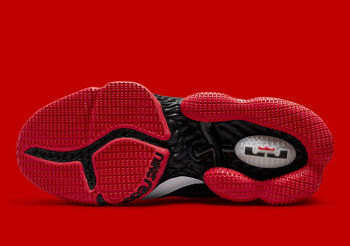 Nike Lebron 19 Low White Red Black 7
