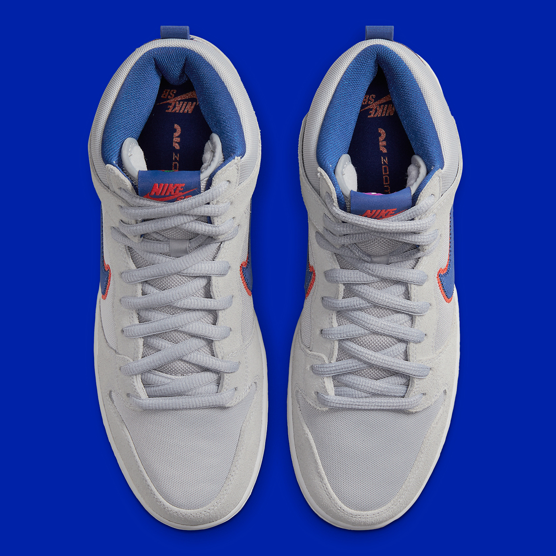 THE NIKE DUNK SB HIGH NEW YORK METS THEY WILL WIN THE WORLD SERIES THIS  YEAR WITH THIS ONE FIRE 