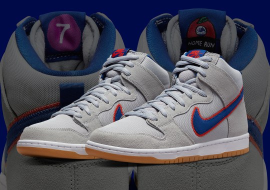 Official Images Of The Nike SB Dunk High “New York Mets”