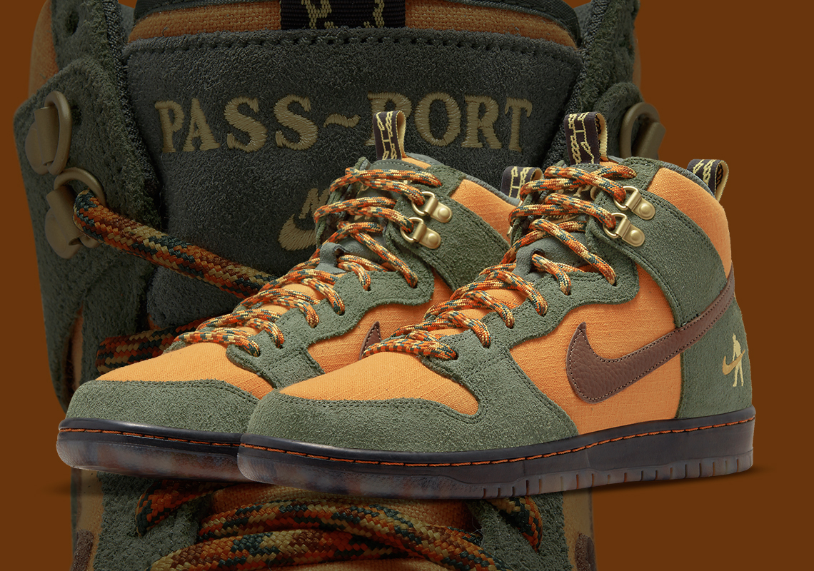 Gebakjes Dageraad Sinis Pass~Port Nike SB Dunk High Hiking Boot DO6119-300 | SneakerNews.com