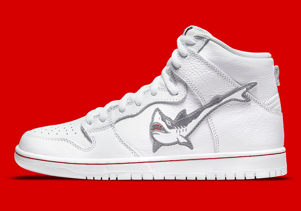 NEW限定品Oski x Nike SB Dunk High GreatWhiteShark スニーカー