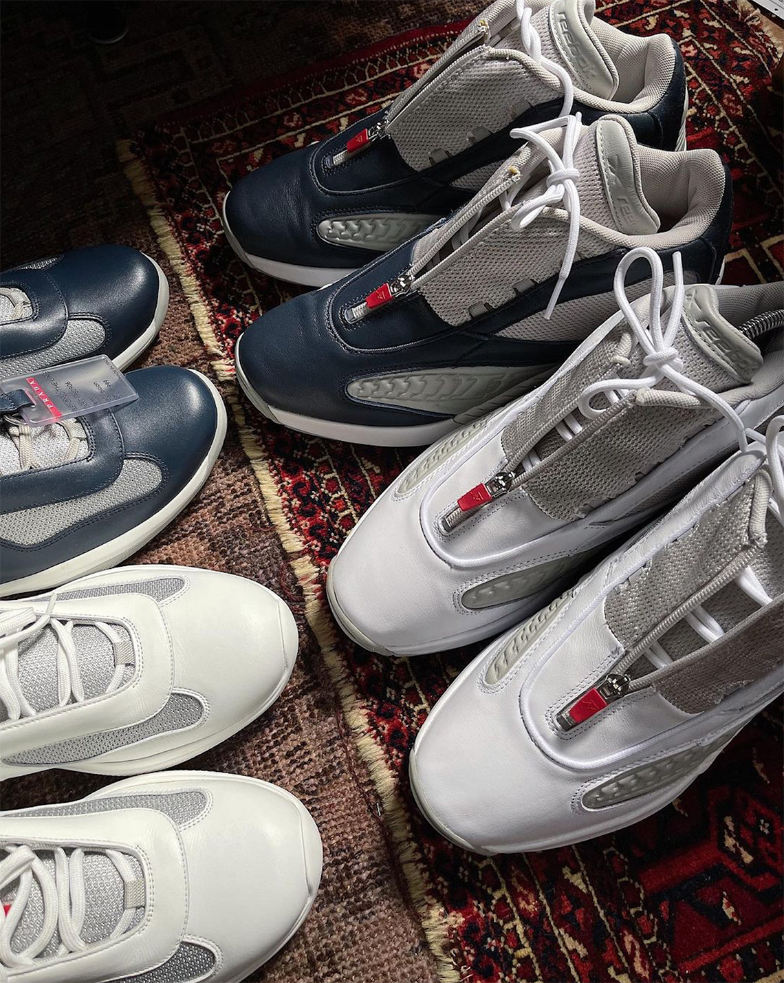 Packer ones Reebok Answer 4 White Silver 4
