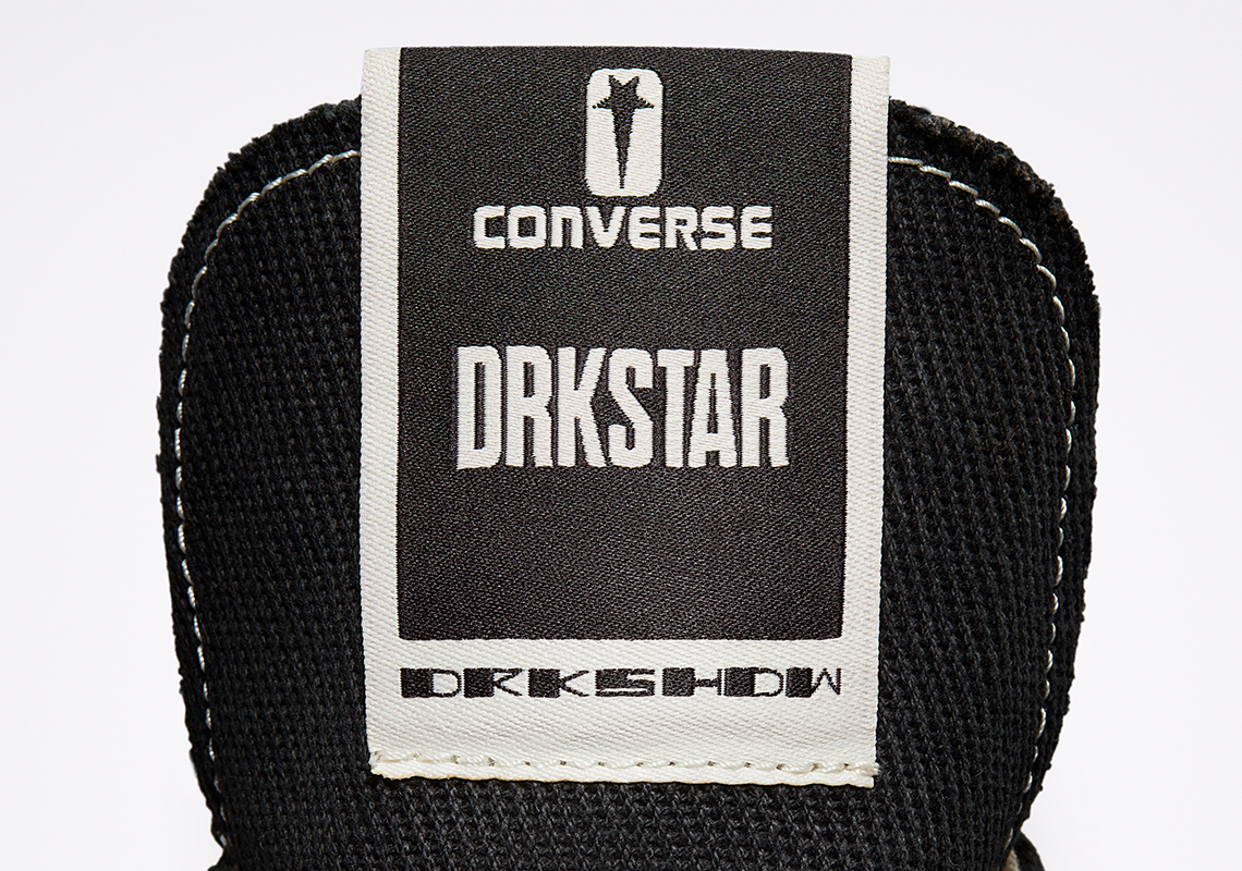 Rick Owens Converse Run Star Hike Weiße Unisex-Sneaker Hi Black Drkstar Release Date 3