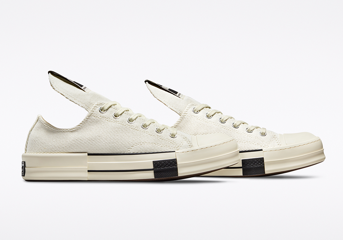 Rick Owens Converse Run Star Hike Weiße Unisex-Sneaker Low White Drkstar Release Date 2