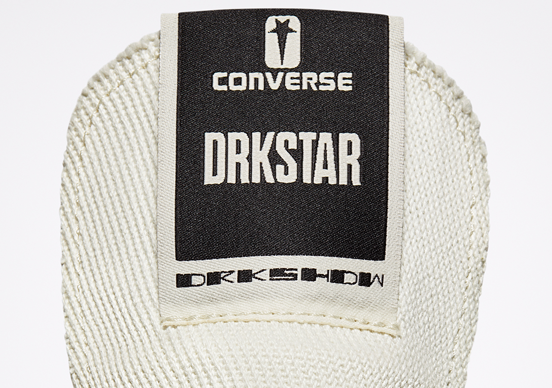 Rick Owens Converse Run Star Hike Weiße Unisex-Sneaker Low White Drkstar Release Date 4