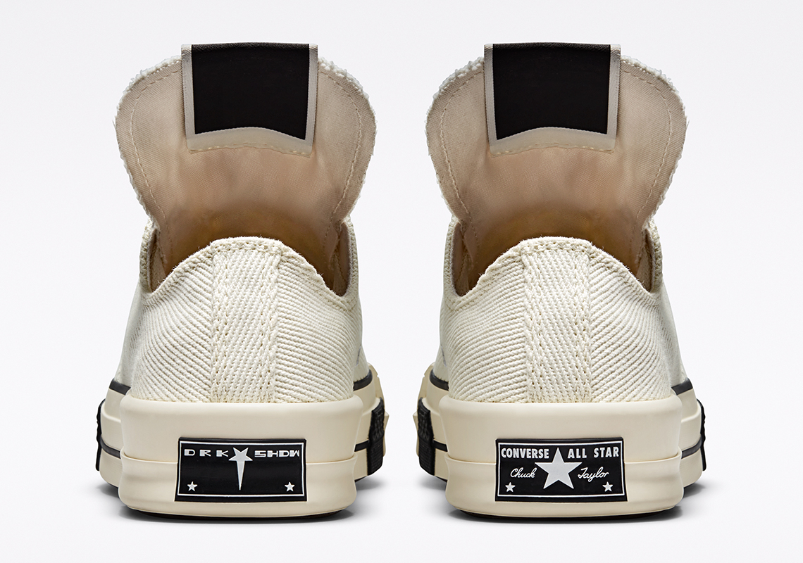 Rick Owens Converse Run Star Hike Weiße Unisex-Sneaker Low White Drkstar Release Date 5