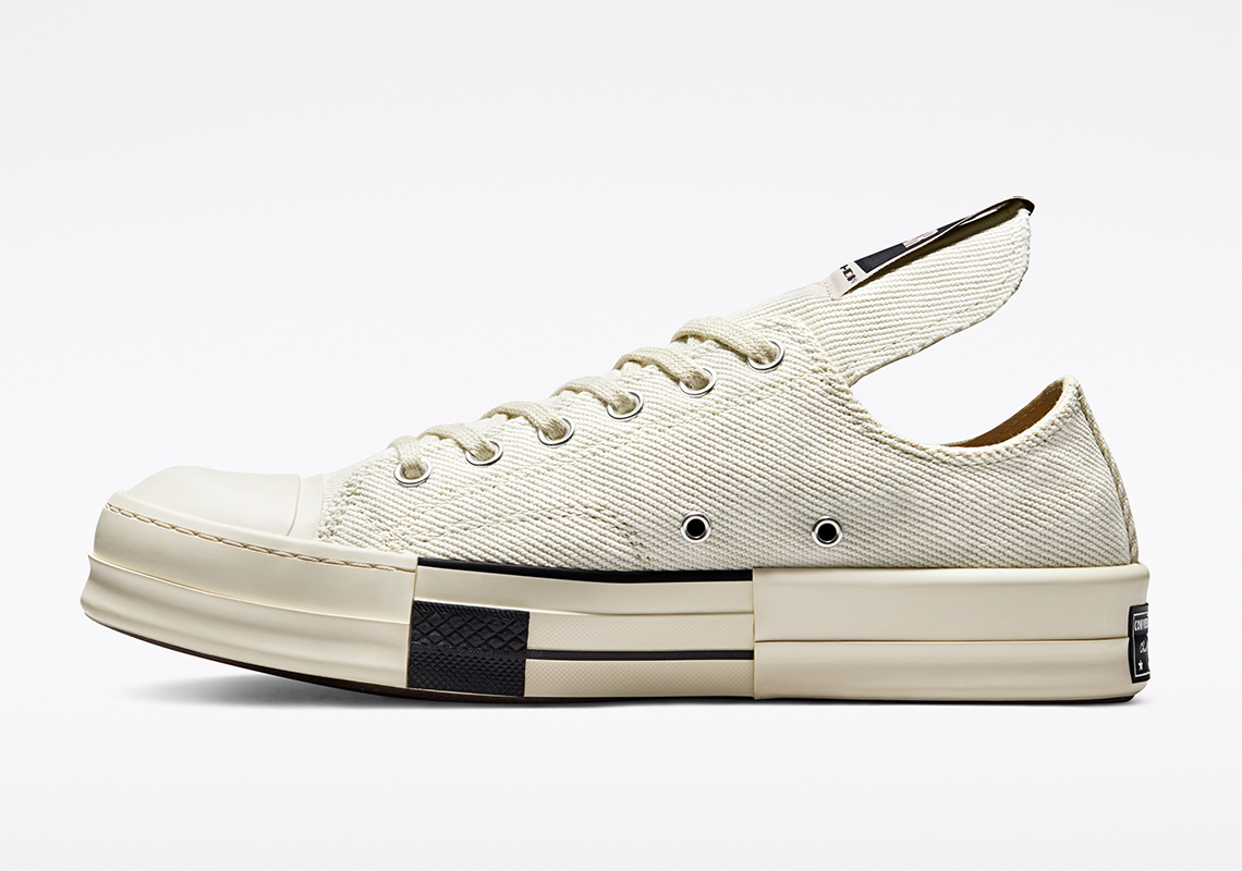 Rick Owens Converse Run Star Hike Weiße Unisex-Sneaker Low White Drkstar Release Date 6