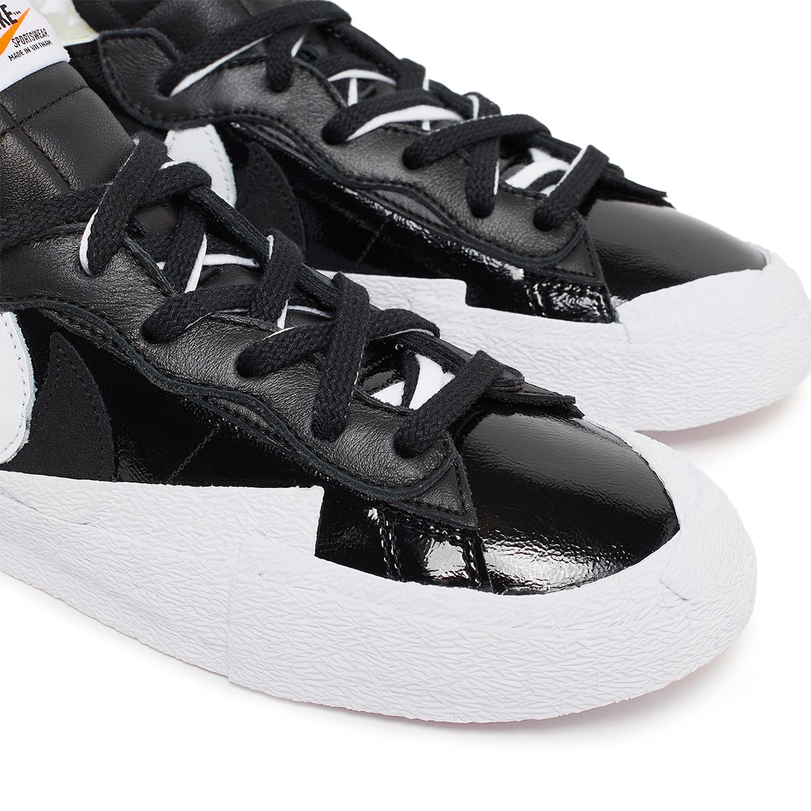 sacai Nike Blazer Low Black White Release Date | SneakerNews.com