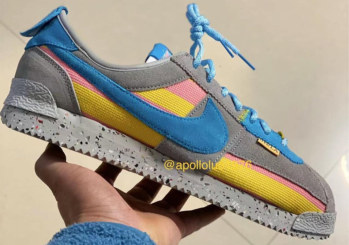 nike cortez yellow