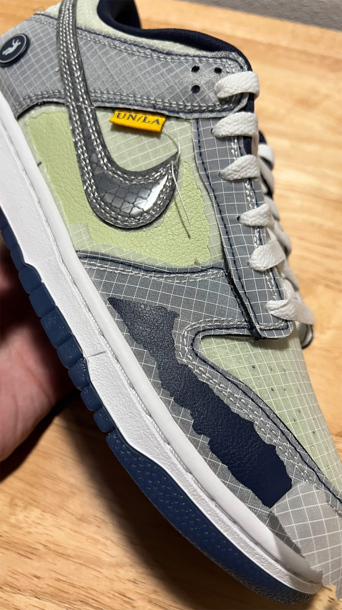 Union Nike Dunk Low Pistachio Tearaway Uppers 1