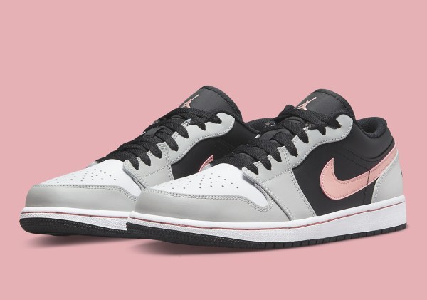 Air Jordan 1 Low White Grey Black Pink 553558-062 | SneakerNews.com