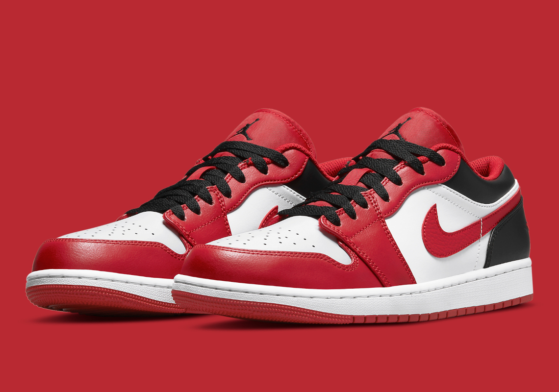 Official Images Of The Air Jordan 1 Low “Reverse Black Toe”