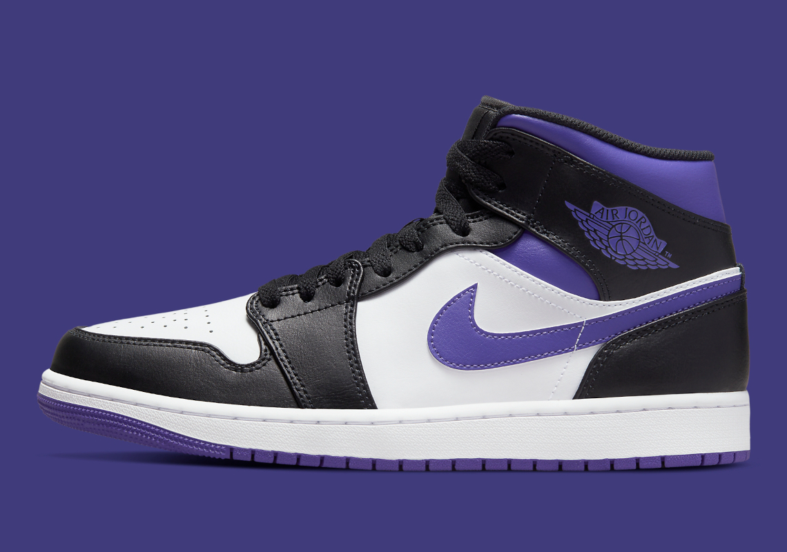 black and purple jordans men