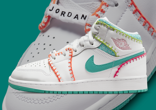 The Jumpman Gets Crafty With Its Latest Air Jordan 1 Mid For Kids