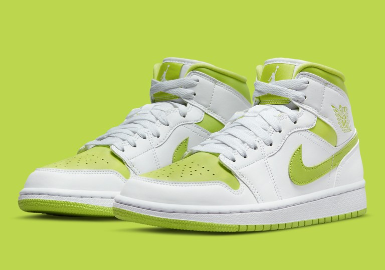 Air Jordan 1 Mid White Lime BQ6472-131 Release Date | SneakerNews.com