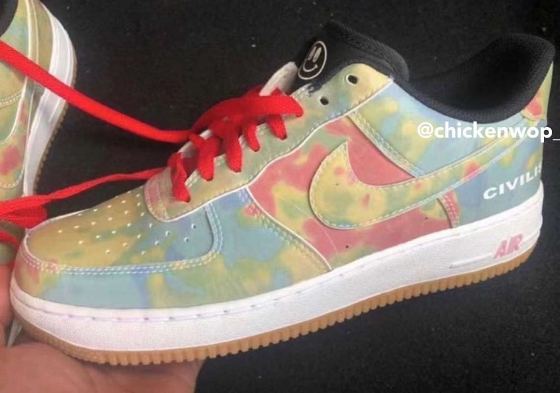 Civilist Brings Their Heat Map Inspired Colorway To The Nike Air Force 1
