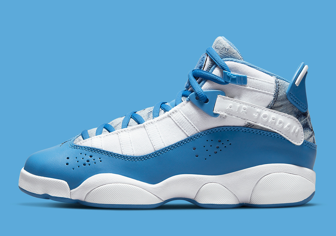 jordans 6 rings blue white