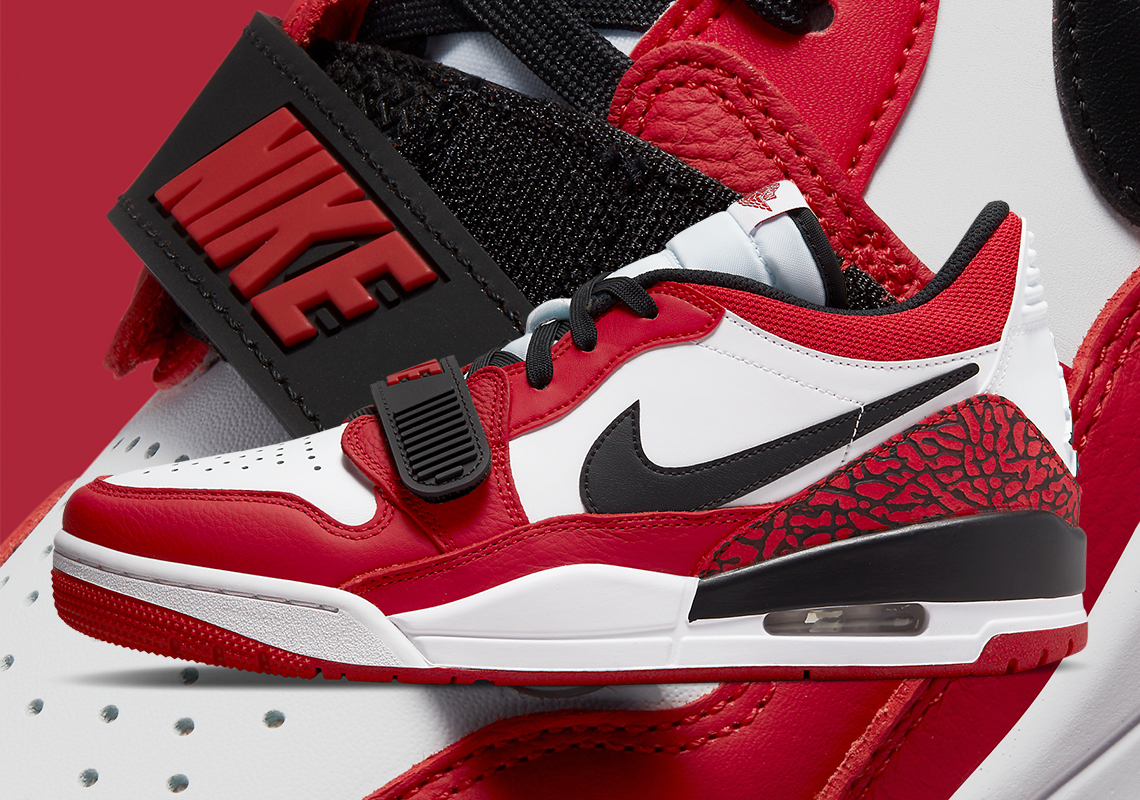 The Jordan Legacy 312 Low Suits Up In Classic Bulls Colors