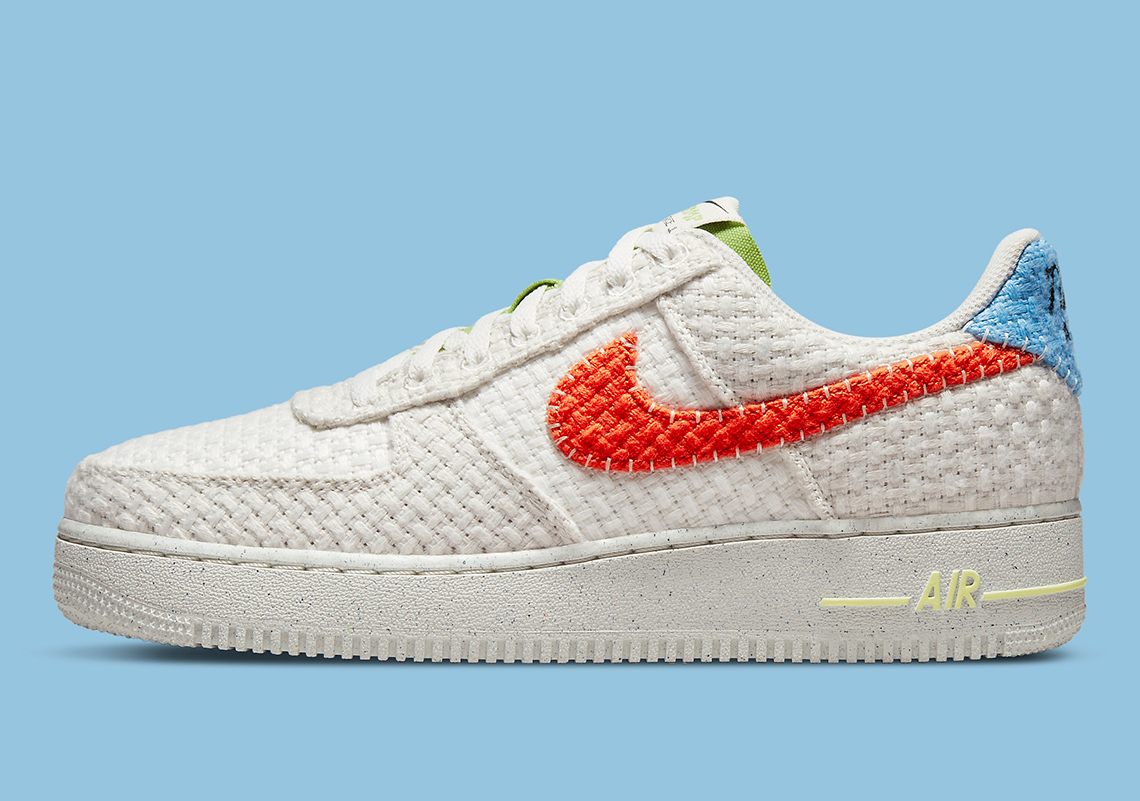 nike air force 1 shoes made from recycled materials