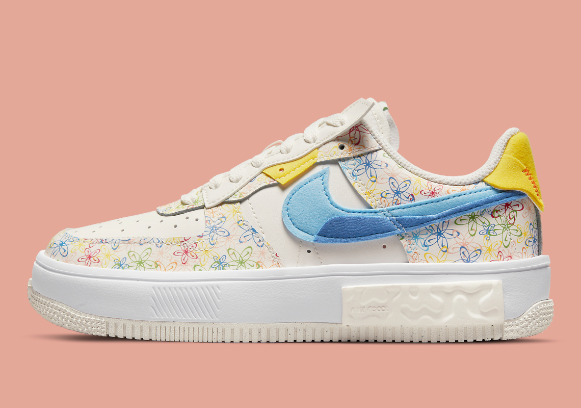 Floral air best sale force 1 womens