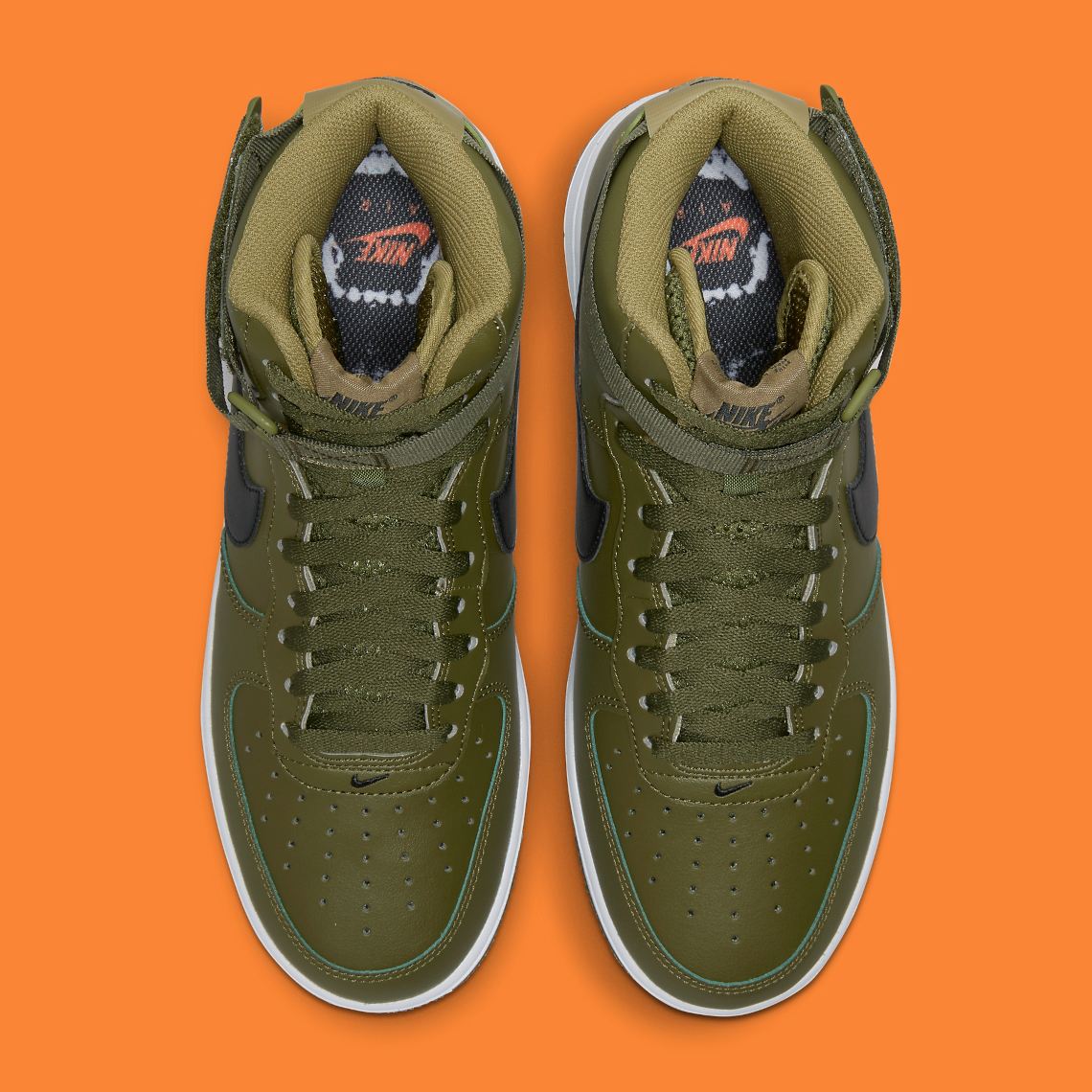 Nike Air Force 1 High “Hoops Pack - Olive” - Style Code: DH7453-300 