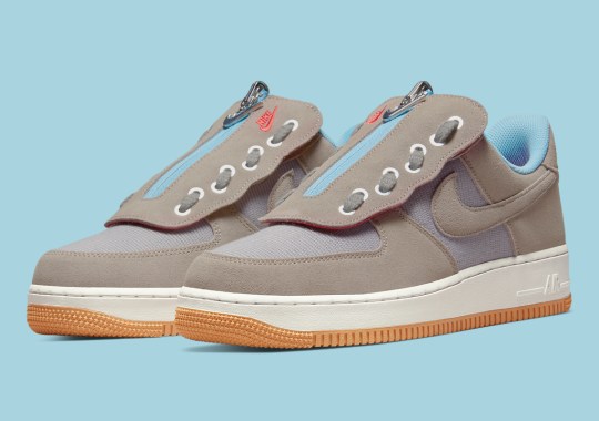 Travis Scott’s Influence Is Seen On The Latest Nike Air Force 1 Low “Shroud”