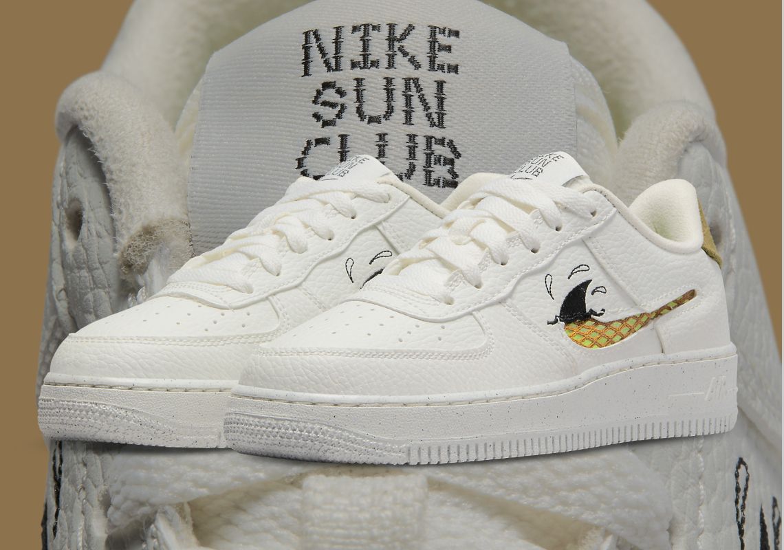 The Latest Nike Air Force 1 Low "Sun Club" Release Features Partly-Cutout Swooshes