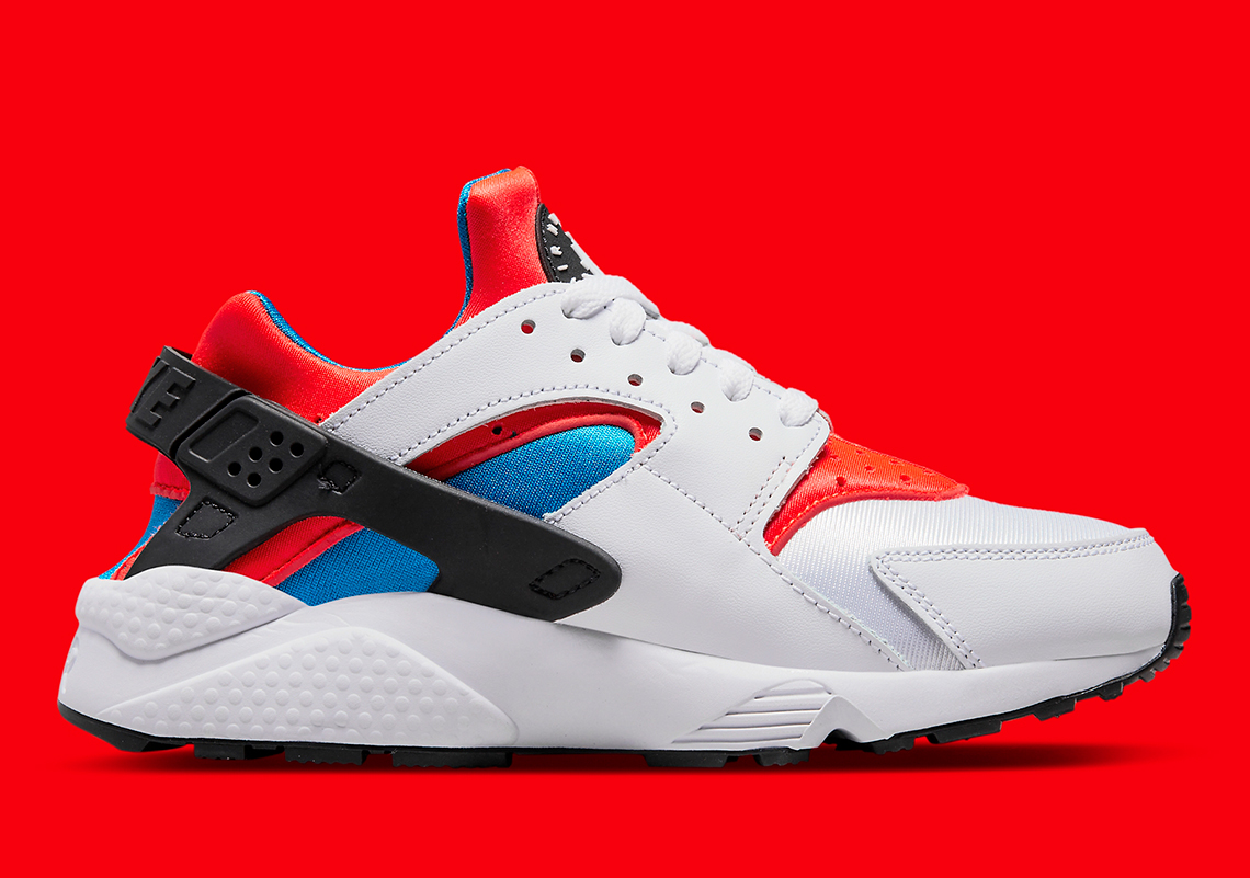 red and blue huaraches