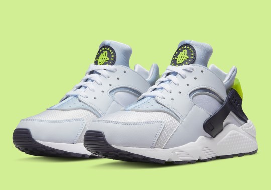 The Nike Air Huarache Keeps It Simple With A Light Touch Of Volt