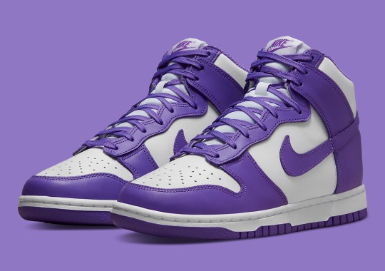 A Nike Dunk High “Court Purple” Appears For Women