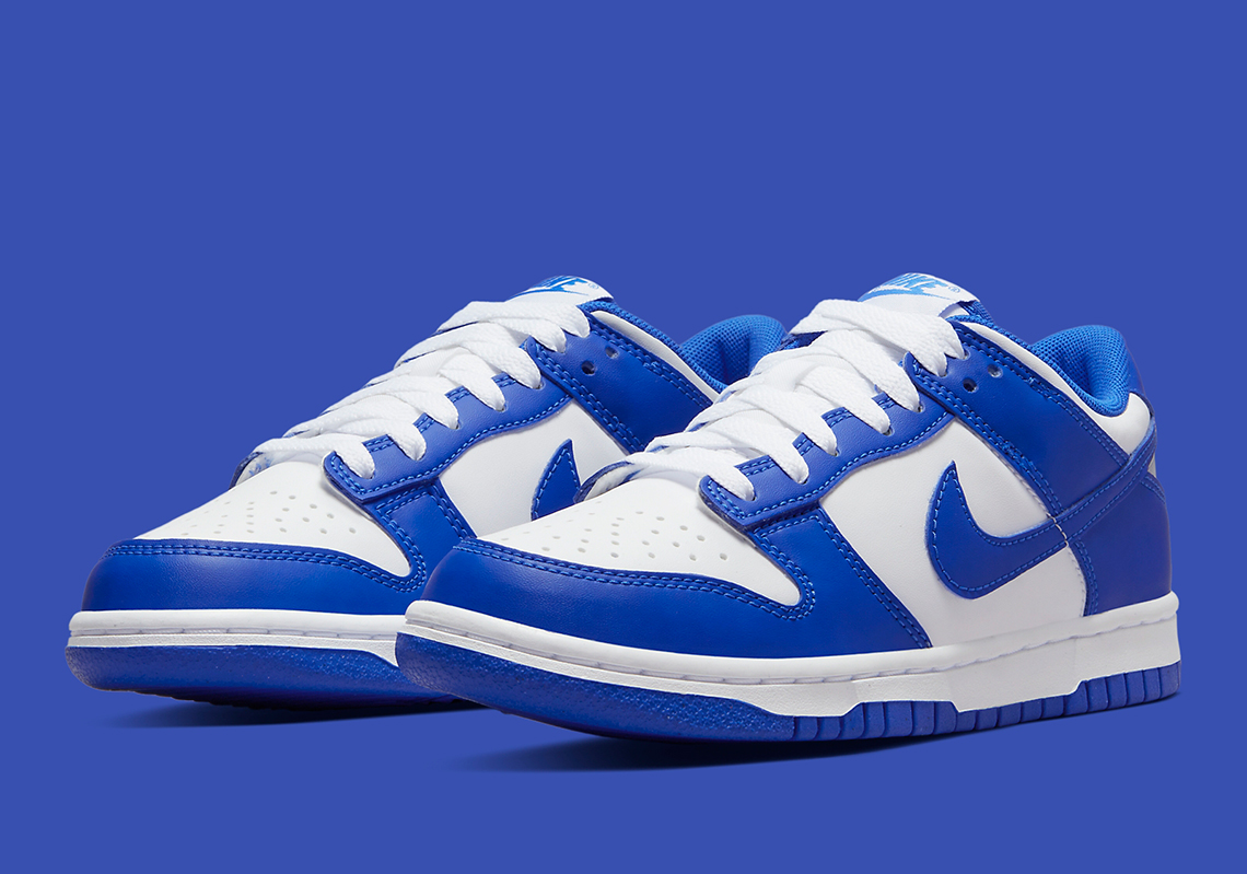 Nike Dunk Low GS White Racer Blue DV7067-400 Release Date 