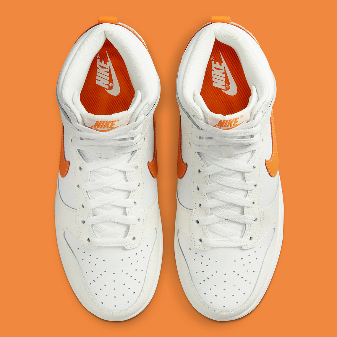 Nike Dunk High White Orange DV6986-100 | SneakerNews.com