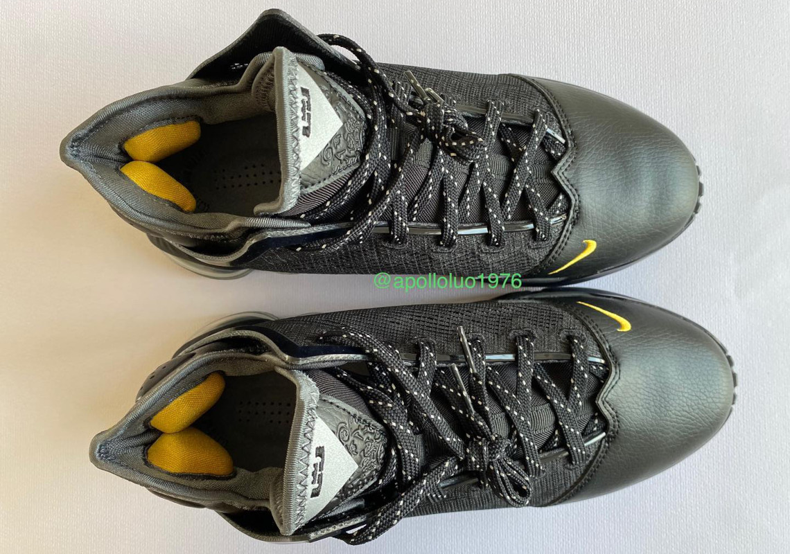 Nike LeBron 19 Low Black Yellow 2022 2