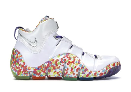 The Nike LeBron 4 “Fruity Pebbles” PE Expected To Release Holiday 2022