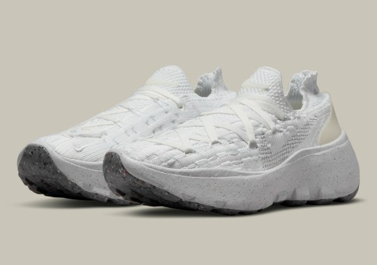 A Clean “White/Sail” Outfit Lands On The Nike Space Hippie 04