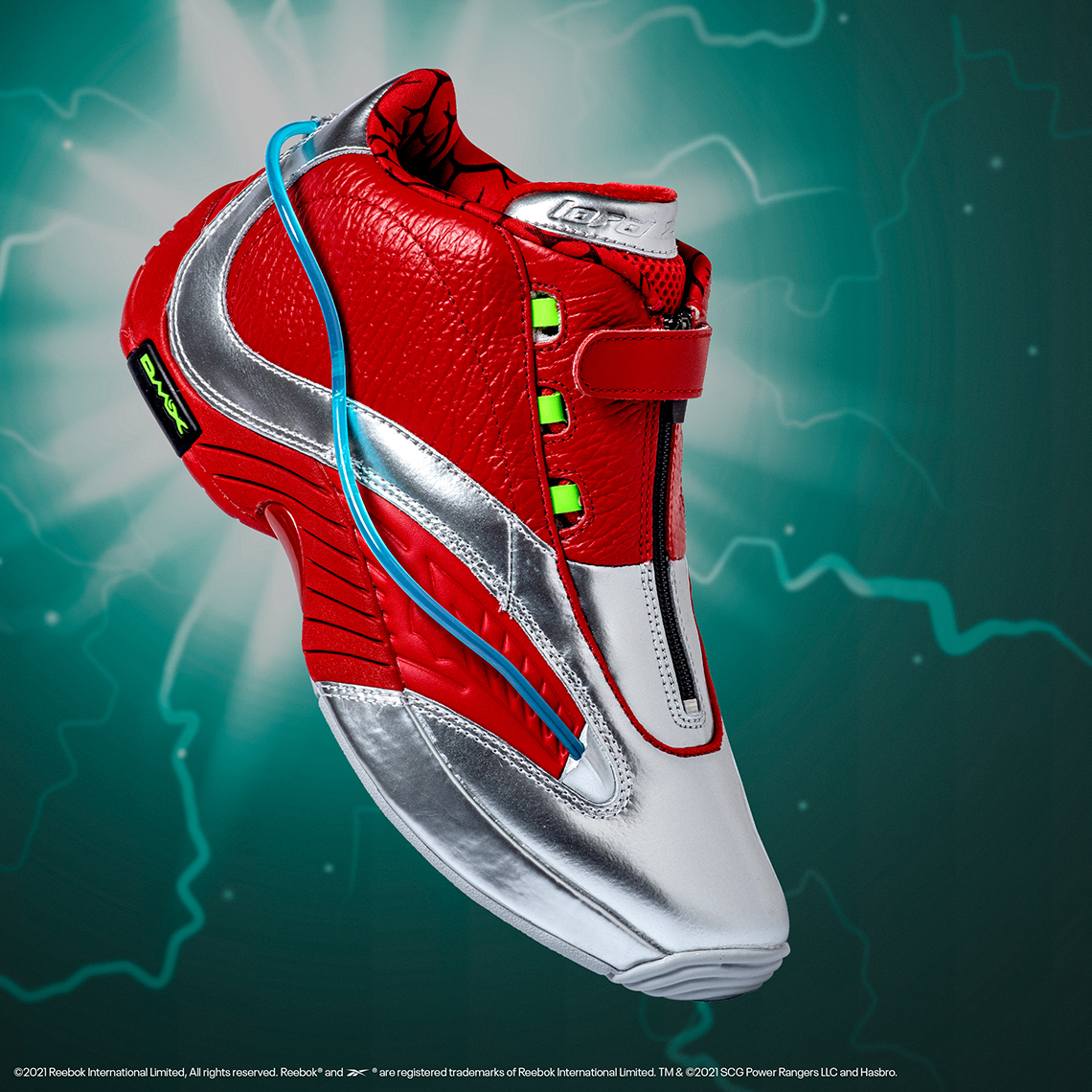 reebok red ranger shoes