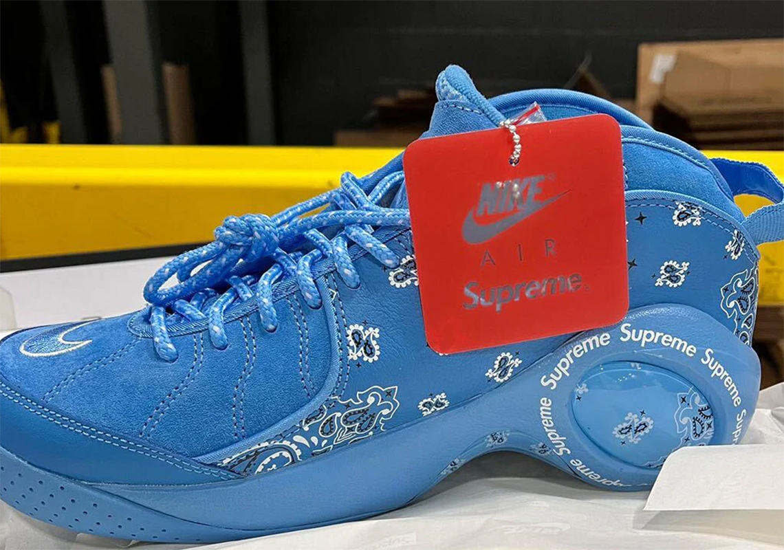 Supreme Nike Zoom Flight 95 SP DJ8604-400 First Look | SneakerNews.com