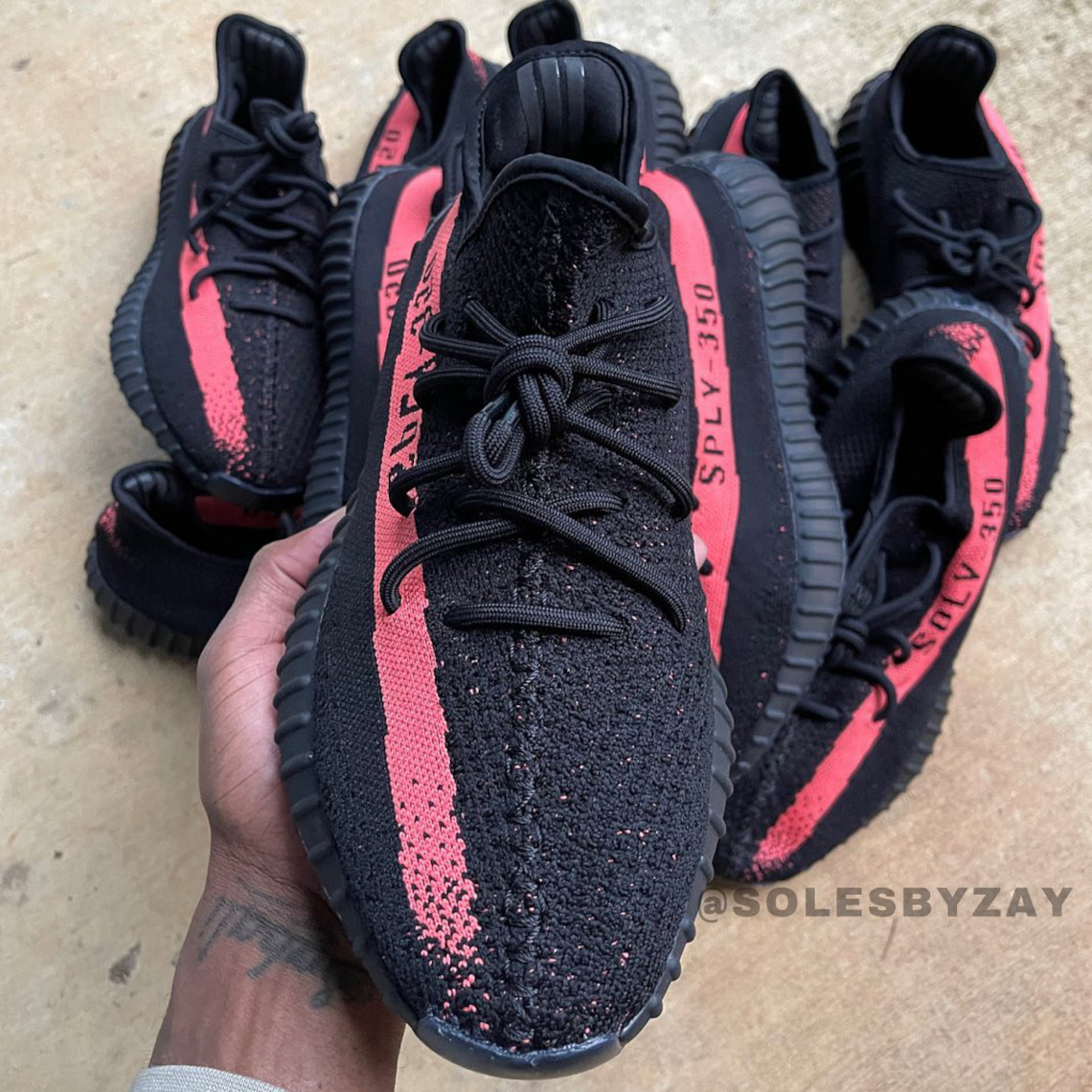 adidas Yeezy Boost 350 v2 Core Red BY9612 2022 3