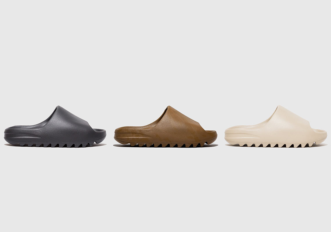 Yeezy Slides Onyx + Ochre + Pure Store List March 2022 