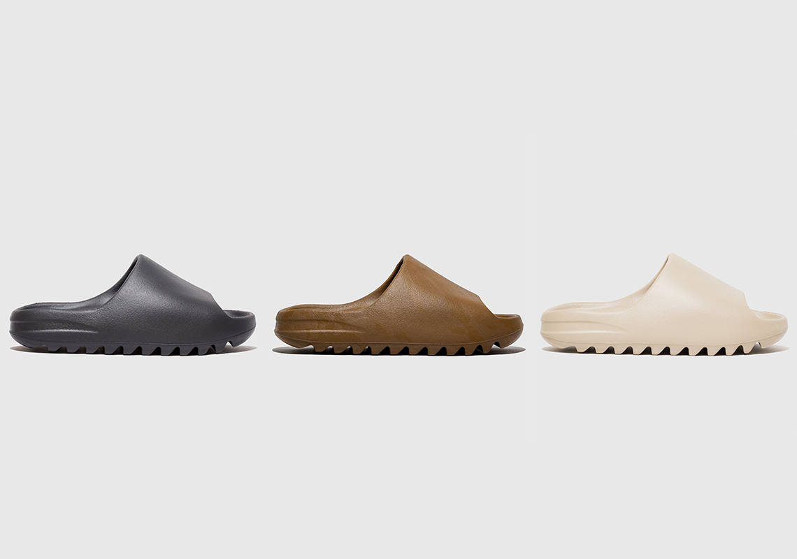 Yeezy Slides Onyx + Ochre + Pure Store List March 2022