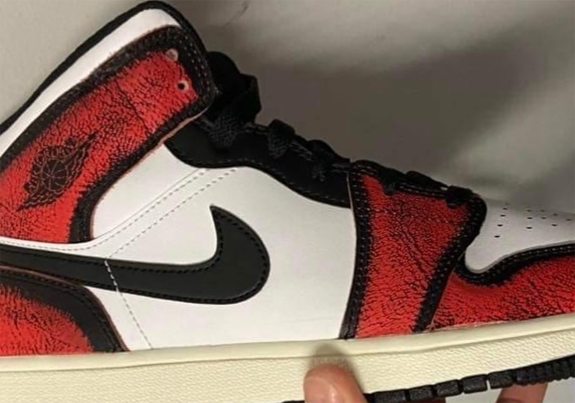 Air jordan 1 outlet black and white red