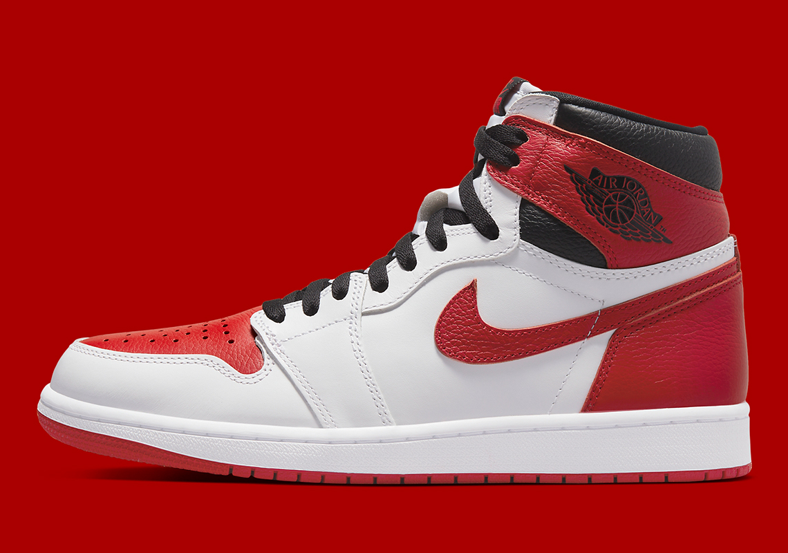 jordan 1 retro high og red white