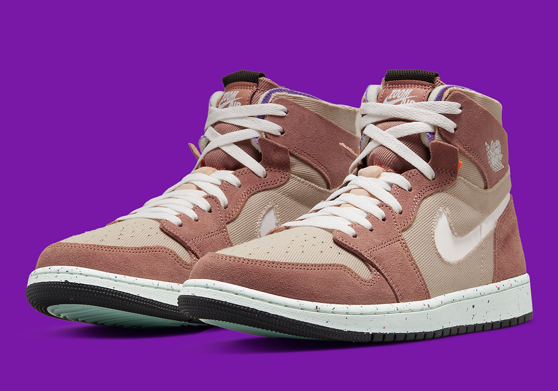 Spring Tones Dress Up The Latest Air Jordan 1 Zoom CMFT Crater