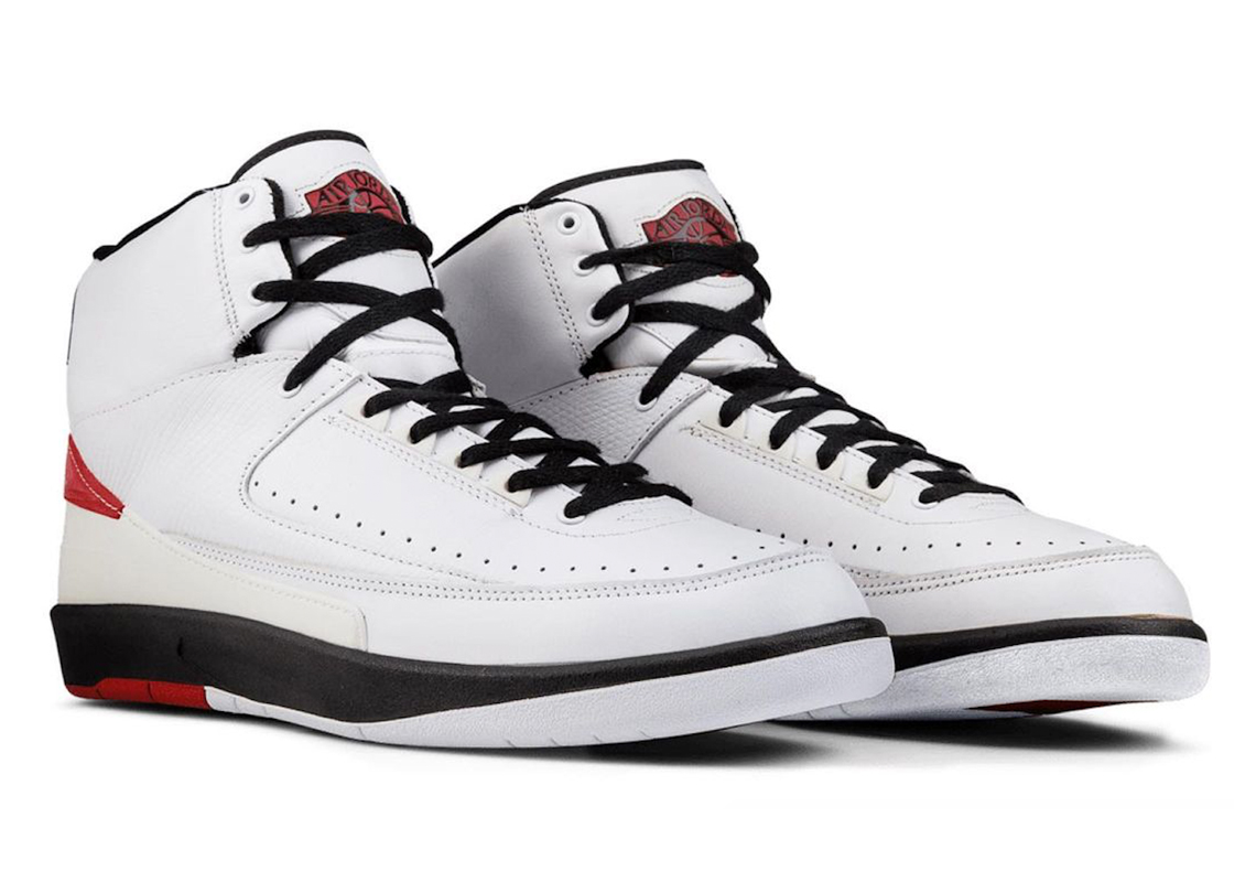 Air Jordan 2 White Varsity Red Black DX2454-106 | SneakerNews.com