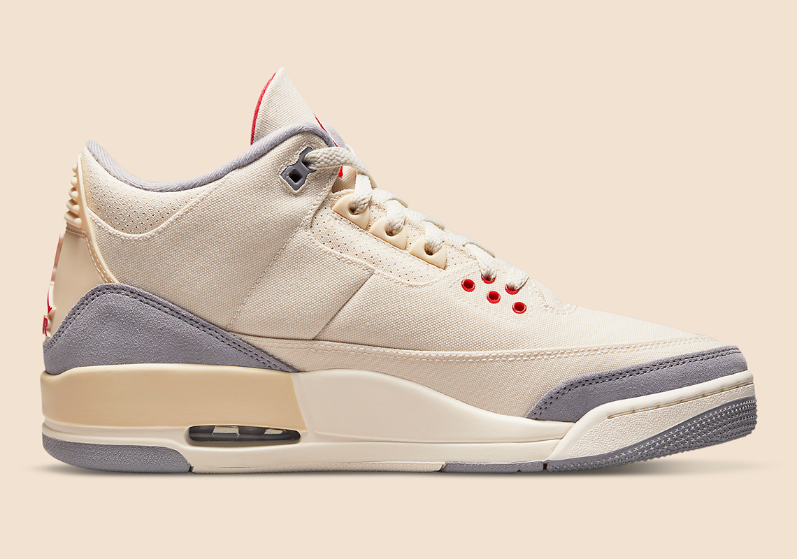 air jordan 3 muslin canvas dh7139 100 release date 1