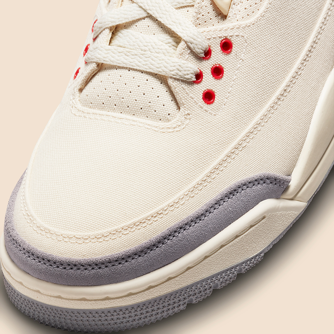 Air Jordan 3 Muslin Canvas Dh7139 100 Release Date 2