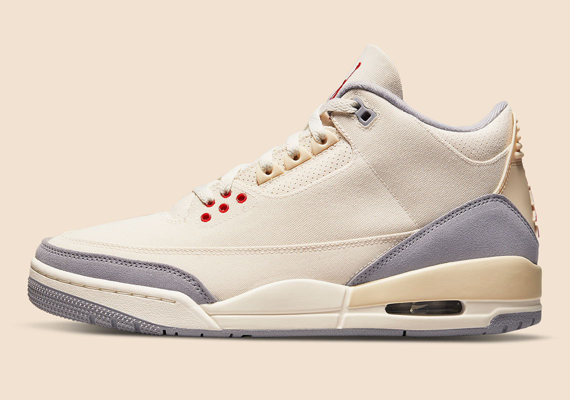 air jordan 3 muslin canvas dh7139 100 release date 6