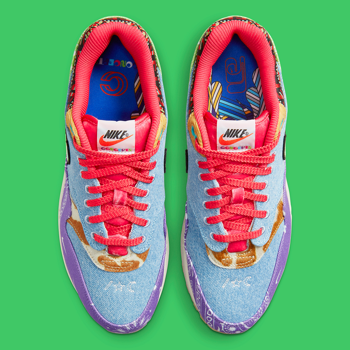 Canvas Patta X Nike Air Max 1 Concept By Evange, snekers
