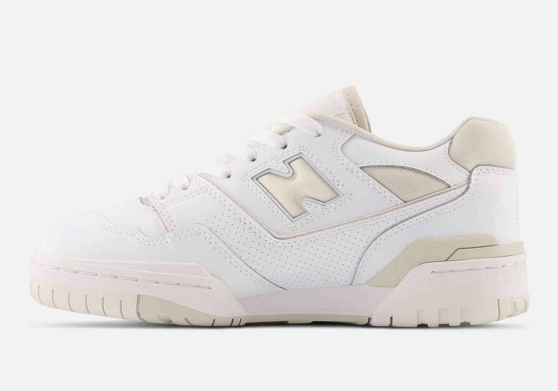 white and cream new balance