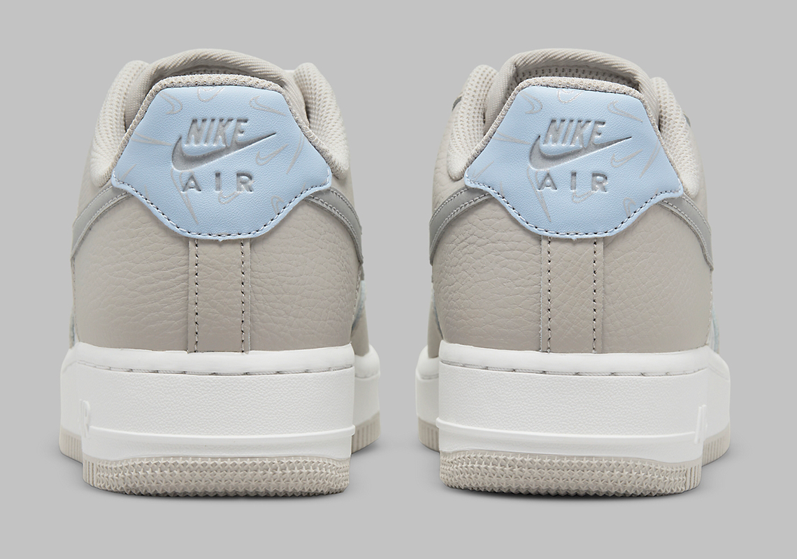 Nike Air Force 1 Low Grey Mini-Swoosh DR7857-101 | SneakerNews.com